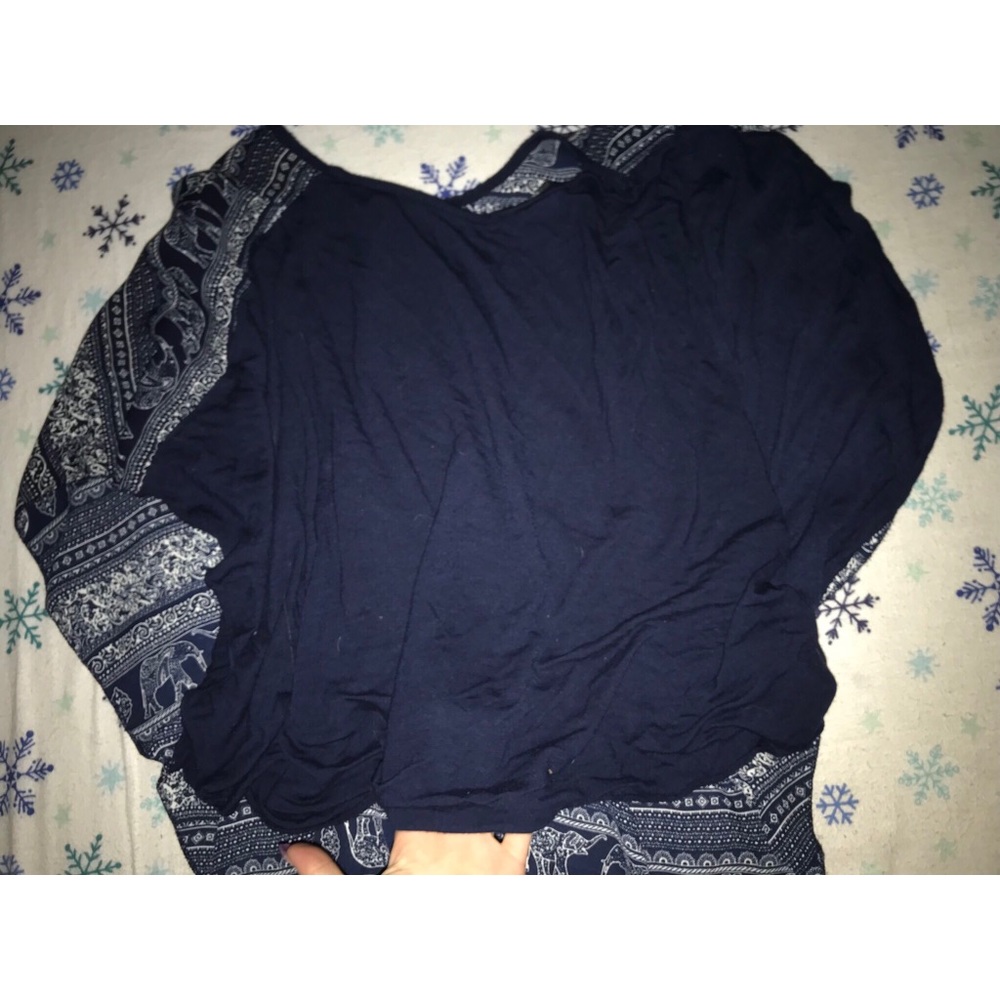 Blue Patterned Top - Picture 3 of 3